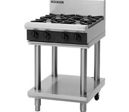 Blue Seal G514B-LS Cooktop & Griddle 600mm With Leg Stand Nat Gas