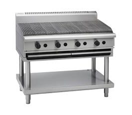 Waldorf 800 Series CH8120G-LS Chargrill 1200mm With Leg Stand Nat Gas