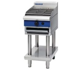 Blue Seal G593-LS Chargrill 450mm With Leg Stand Nat Gas