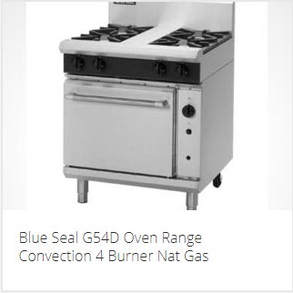 BLUE SEAL COMMERCIAL OVEN RANGE PERTH